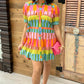 Cannes Button Dress - Multi