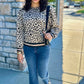 Giselle Animal Print Pullover