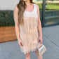 Isle Annie Ruffle Dress - Champagne