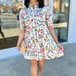 Uncle Frank Pintucked Dress - Parrot