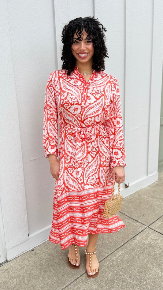 Constantine Dress - Red