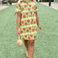 Uncle Frank Swing Shirt Dress - Aqua