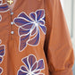 Cece Embroidered Dress - Caramel