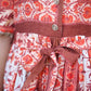 Caden Dress - Rust