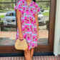 Uncle Frank Tulips In Fall Dress - Mint Multi