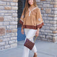 Stella Embroidered Blouse - Chestnut