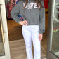 Feeling Loved Hoody - Dk Charcoal