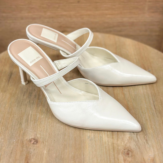 Dolce Vita Kanika Heel - White Crinkle Patent