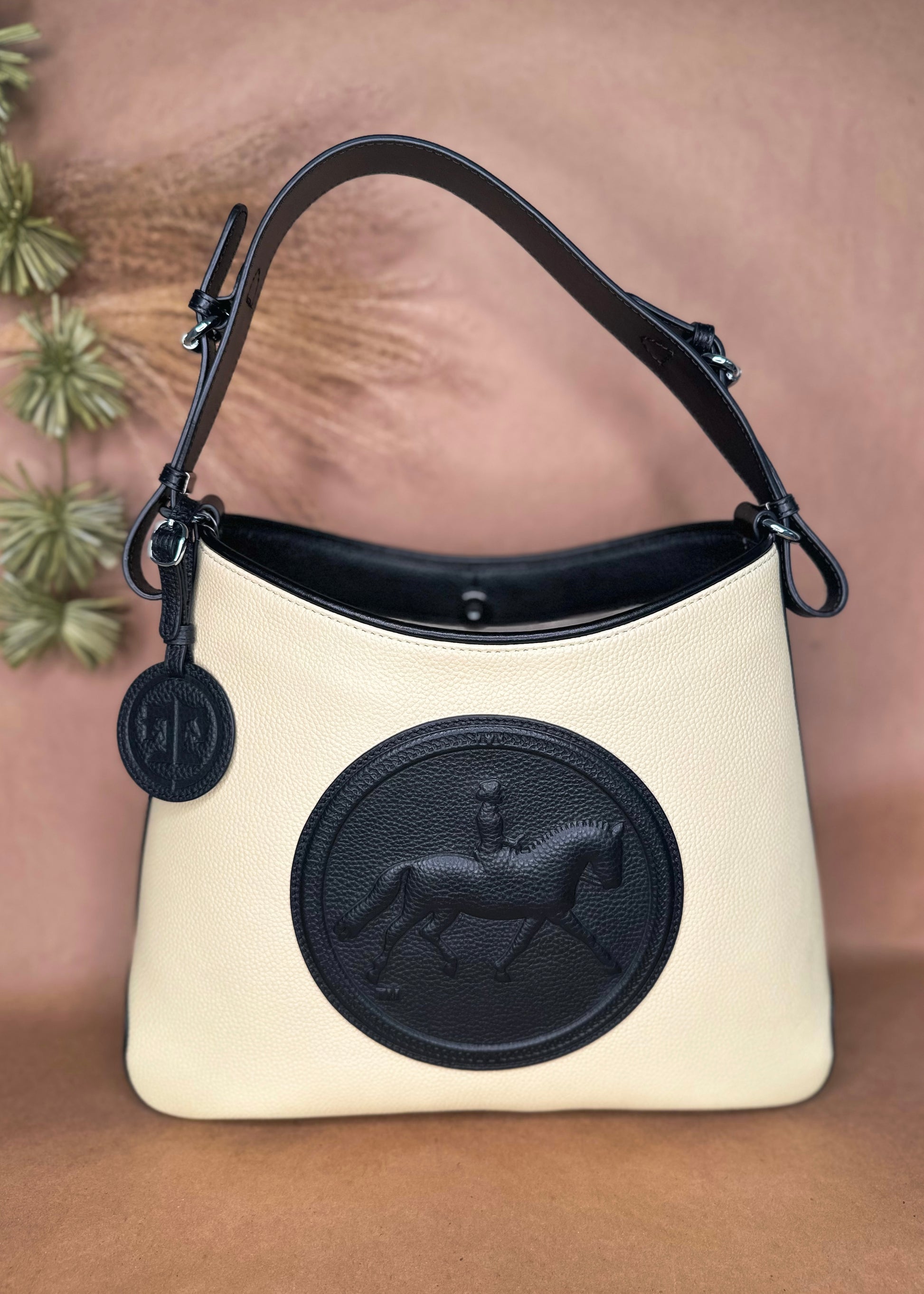 Tucker Tweed The Tweed Manor Tote Ivory Black - Main Image