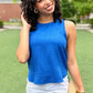 Joyce Sleeveless Top - Royal