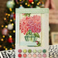 Dahlias In Vase Paint-By-Number