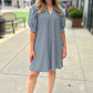 Jude Connally Gingham Black Emerson Dress