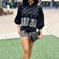 Easton Embroidered Shorts - Black