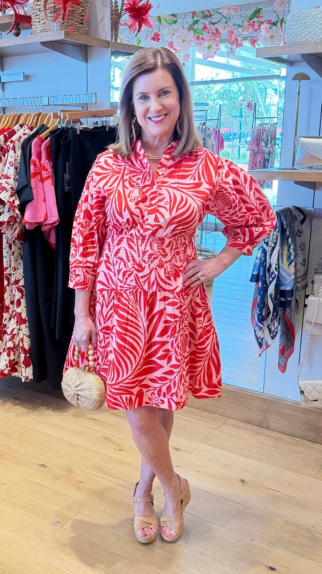Uncle Frank Shirt Dress - Pink