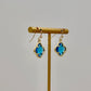 Clover Earrings - Turquoise