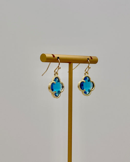 Clover Earrings - Turquoise