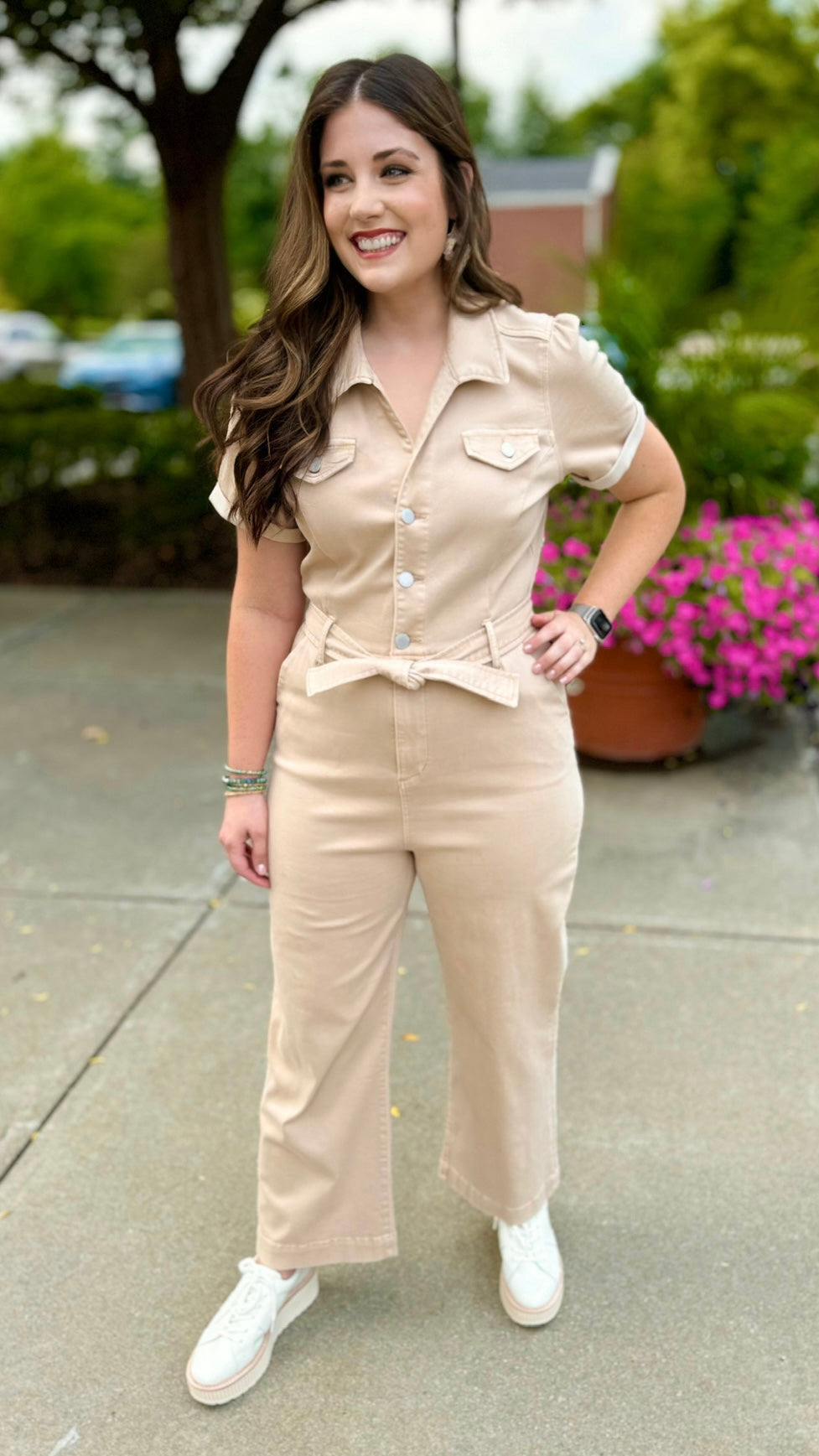Dear John Riveter Jumpsuit - Tan