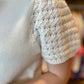Genevieve Crochet Sweater - White