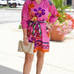 Gia Mauve Blossoms Dress