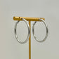 Silver Hoop Earrings - Small