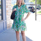 Matcha Paisley Floral Dress