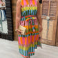 Cannes Sleeveless Dress - Multi