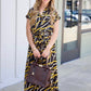 Black & Gold Horse Bit Dress