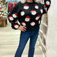 Santa Sparkle Sweater - Black