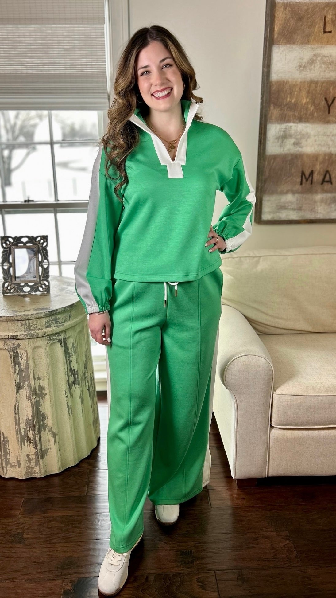 Skyler Leisure Top - Green