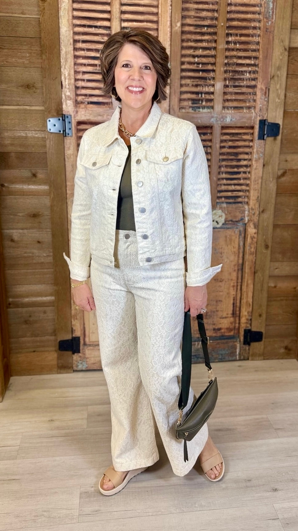 Dear John Ainsley Jacket - Wheat Lace