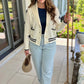 Puppy Cardigan Sweater - Ecru