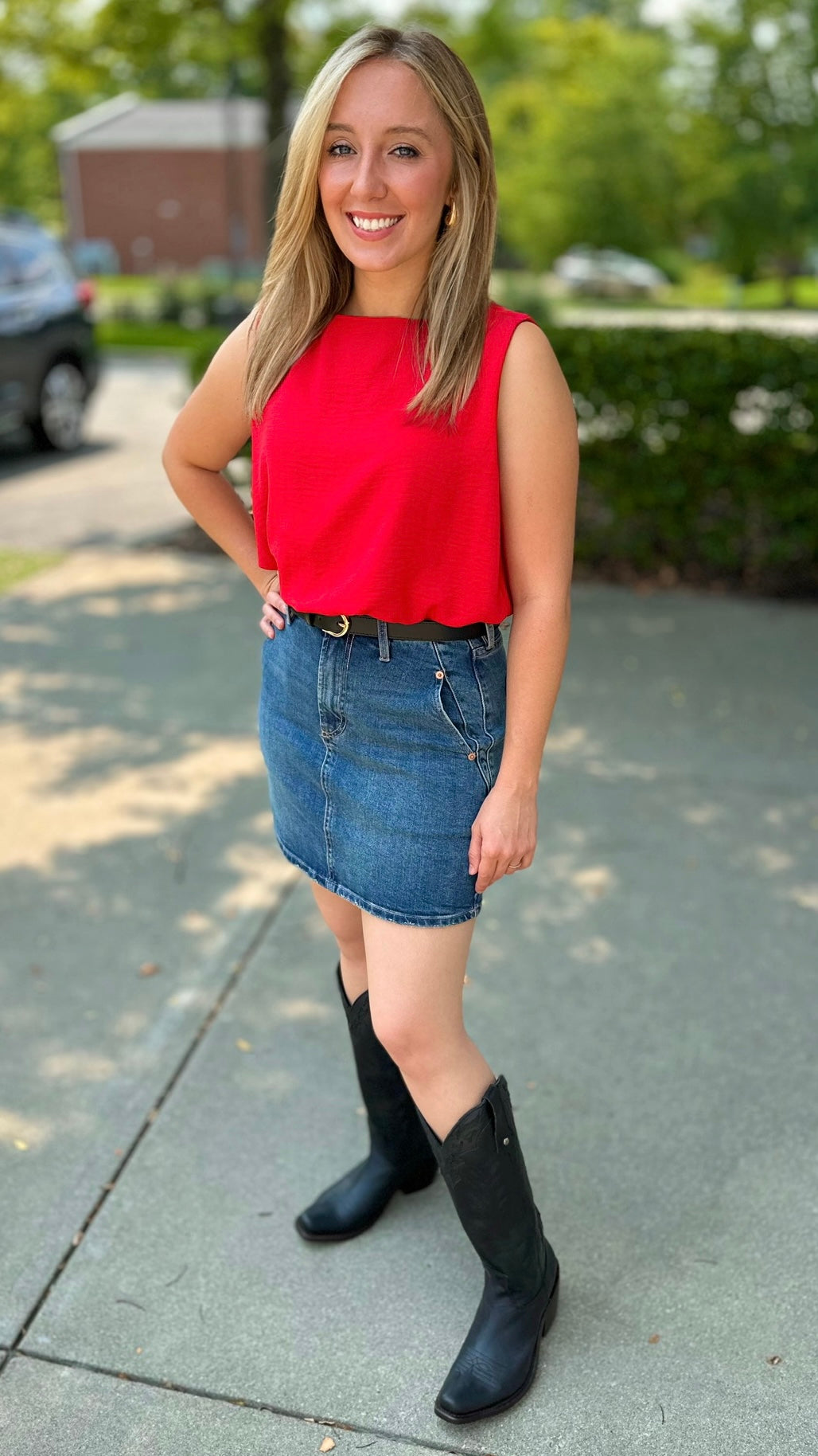 Dear John Quinn Denim Skirt