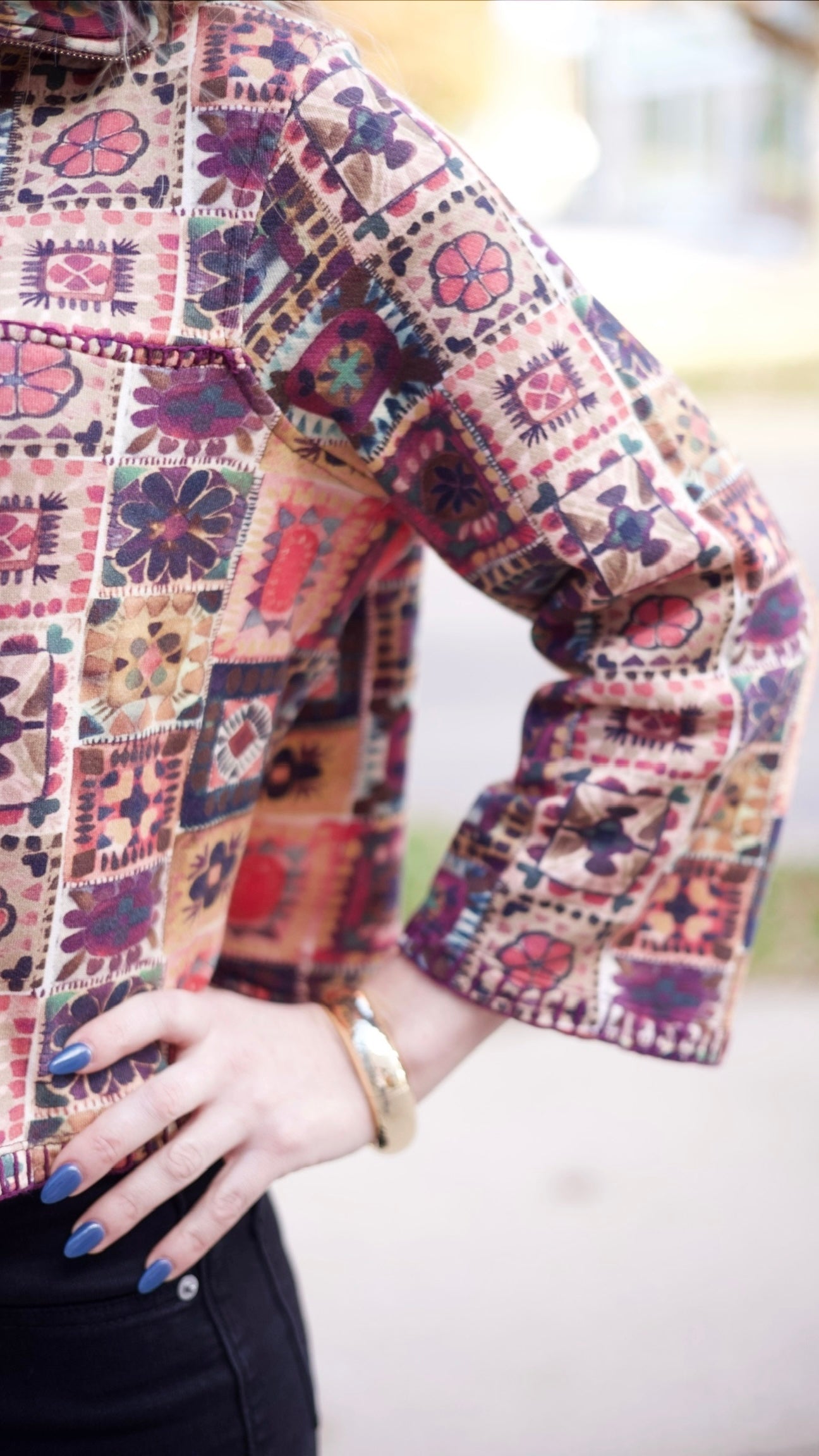 Ivy Jane Zip Front Terry Popover - Plum