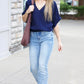 Michael Stars Imani Dolman Sleeve Top - Nocturnal