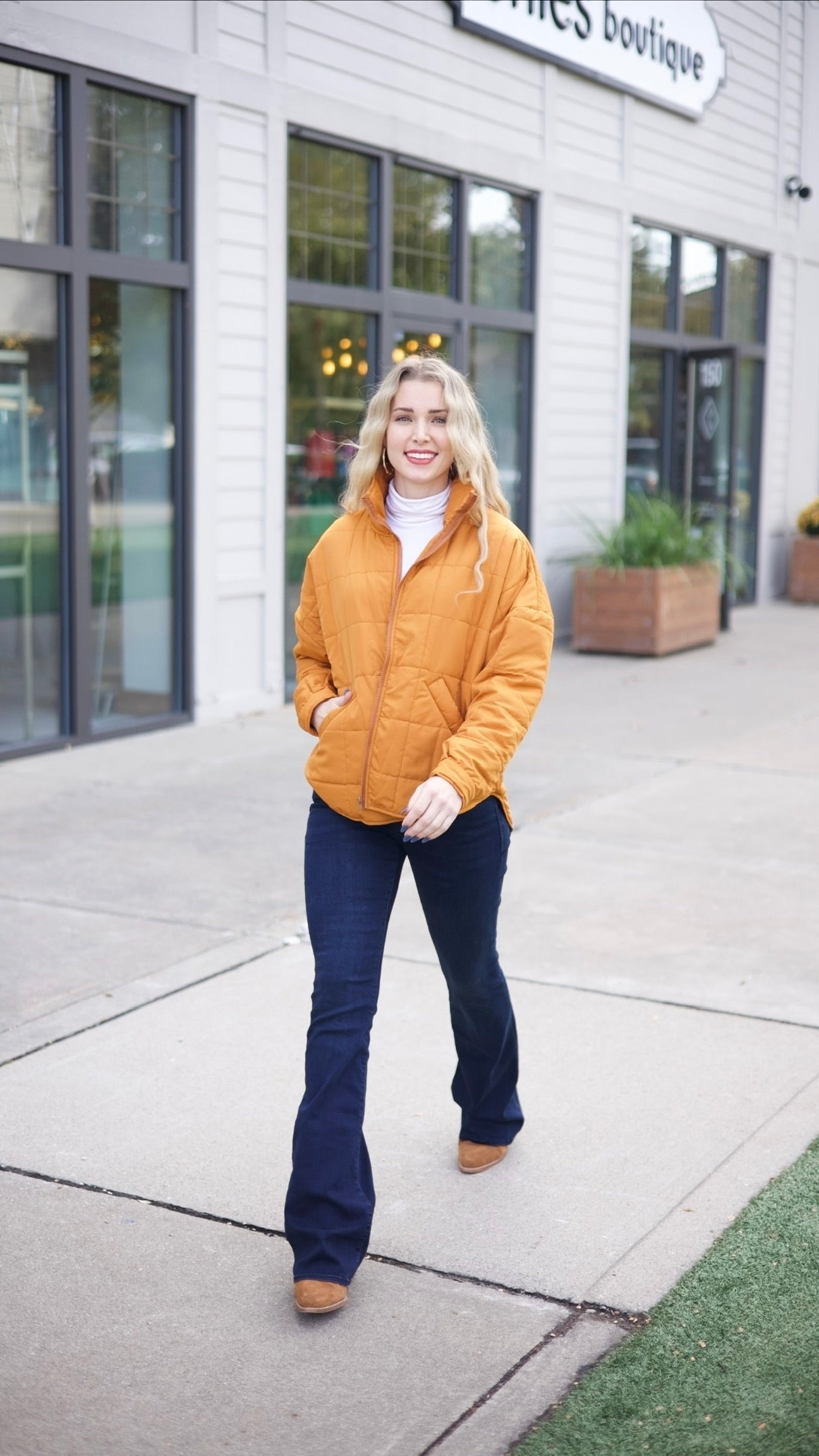 Jeanne Puffer Jacket - Butterscotch