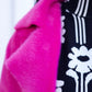 Ivy Jane Faux Fur Coat - Hot Pink