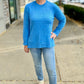 Imogen Crew Neck Sweater - Sky