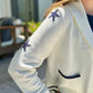 Puppy Cardigan Sweater - Ecru