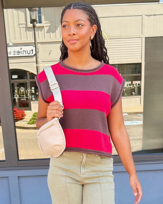 Fanny Pack with Studs - Ivory