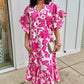 Soleil Dress - Pink Gordes