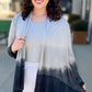 River and Sky Grey Tie Dye Cardigan
