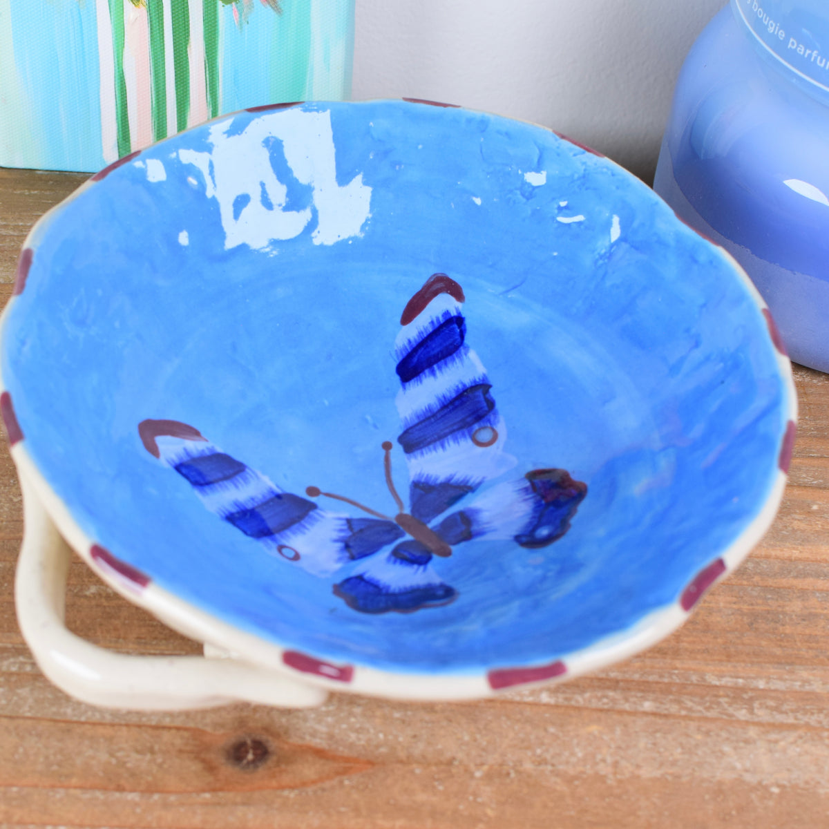 Aurora Footed Bowl