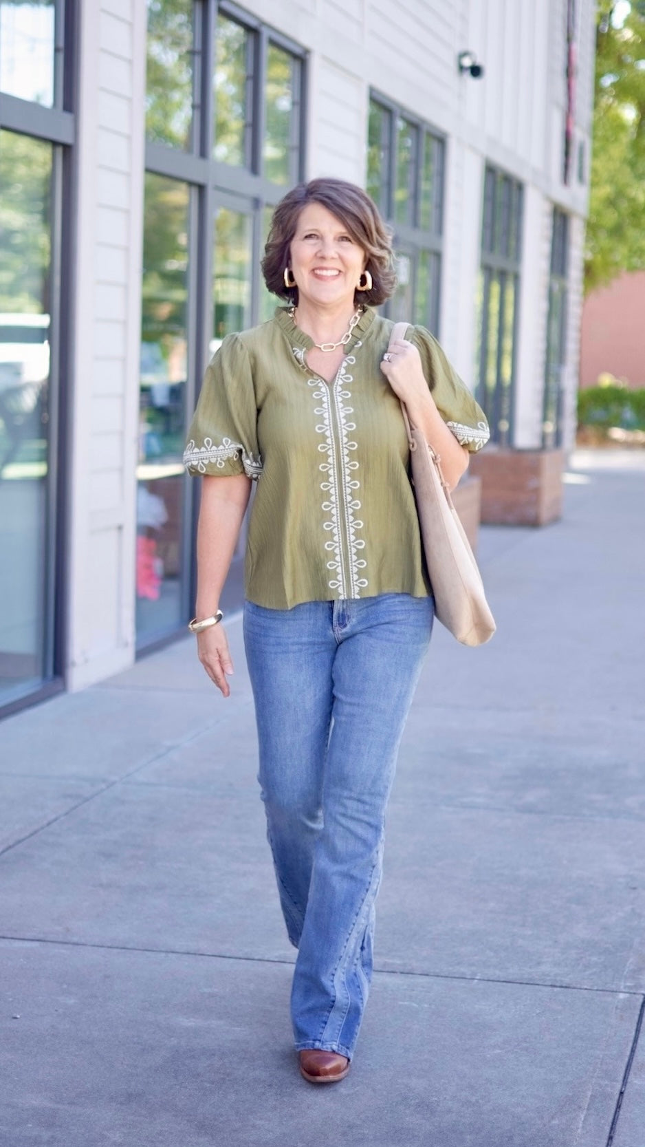 Amelia Top - Olive
