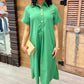 Makenna Midi Dress - Green
