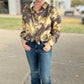 Gold and Taupe Shimmer Blouse