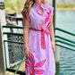 Paige Dress - Pink Elephant
