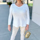 Habitat Seaglass Cotton Tunic Sweater - White