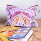 Embroidered Nocturnal Flat Pouch