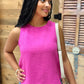 Joyce Sleeveless Top - Fuchsia