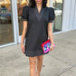 Charlotte Black Embroidered Dress